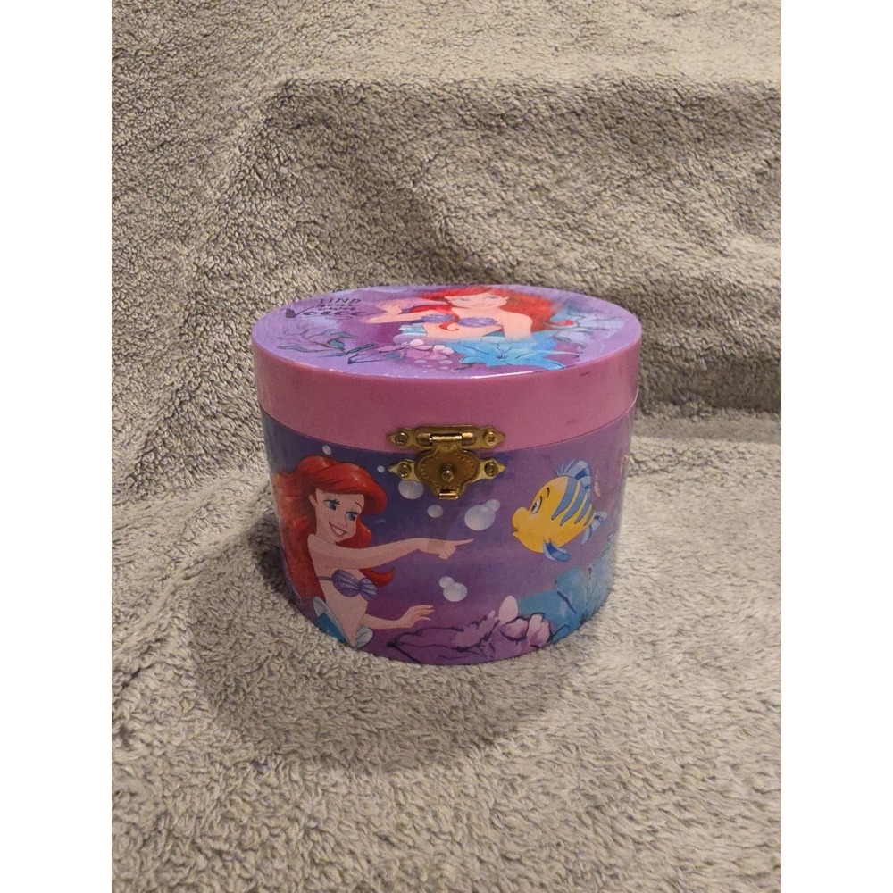 The Little Mermaid Revolving Musical Jewelry Box Ariel Part Of Your World - Picture 4 of 7